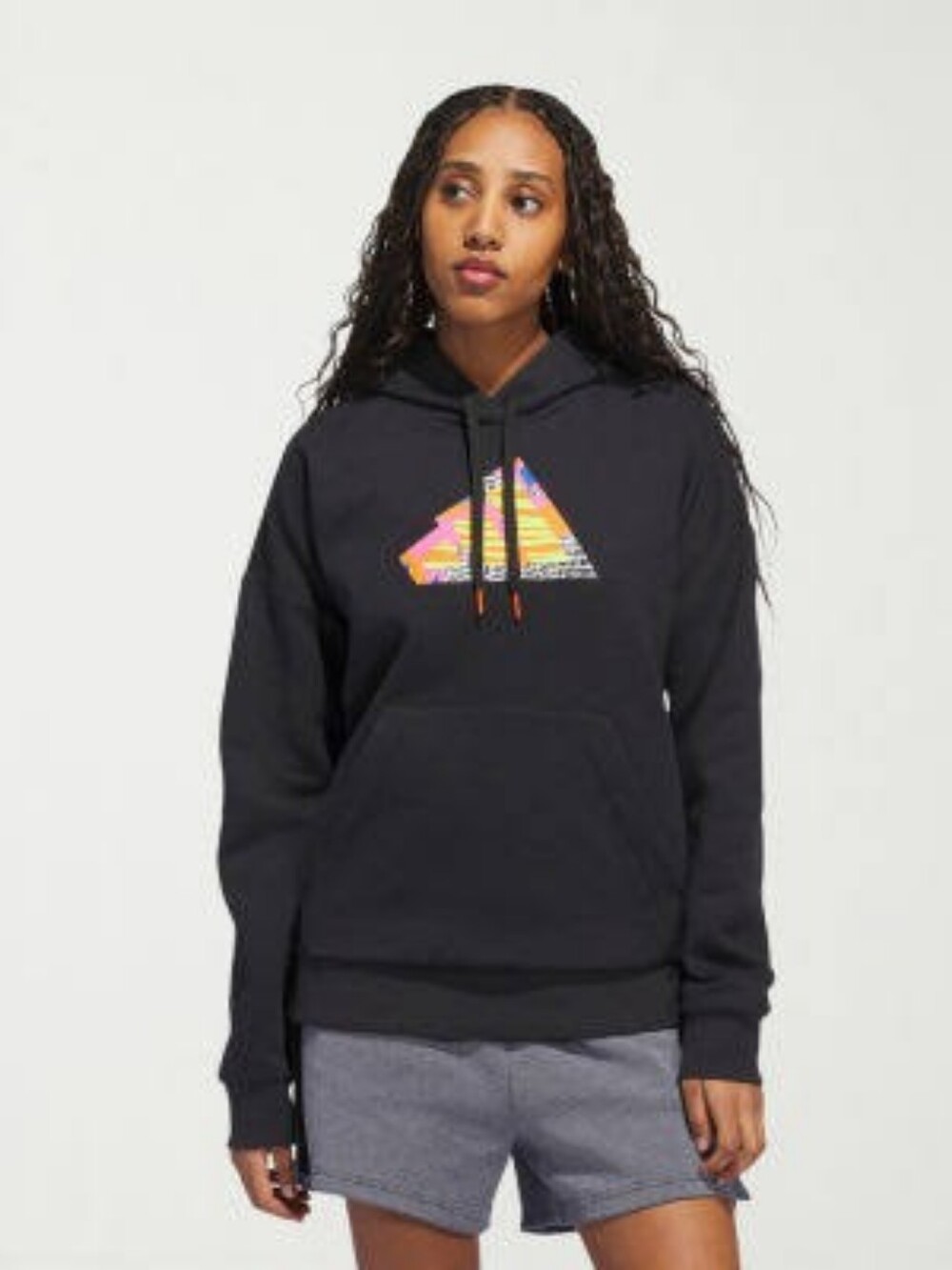 NWT "Adidas" Essentials" Abstract Hooded Sweatshirt Womans Size 2X